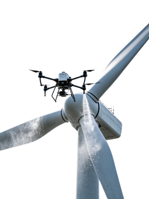 Wind Turbine Cleaning Drones